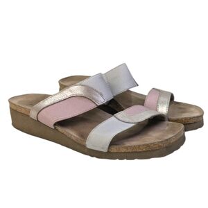 Naot Frankie Slide Sandals EUC $140 Size 38 L7   S3420